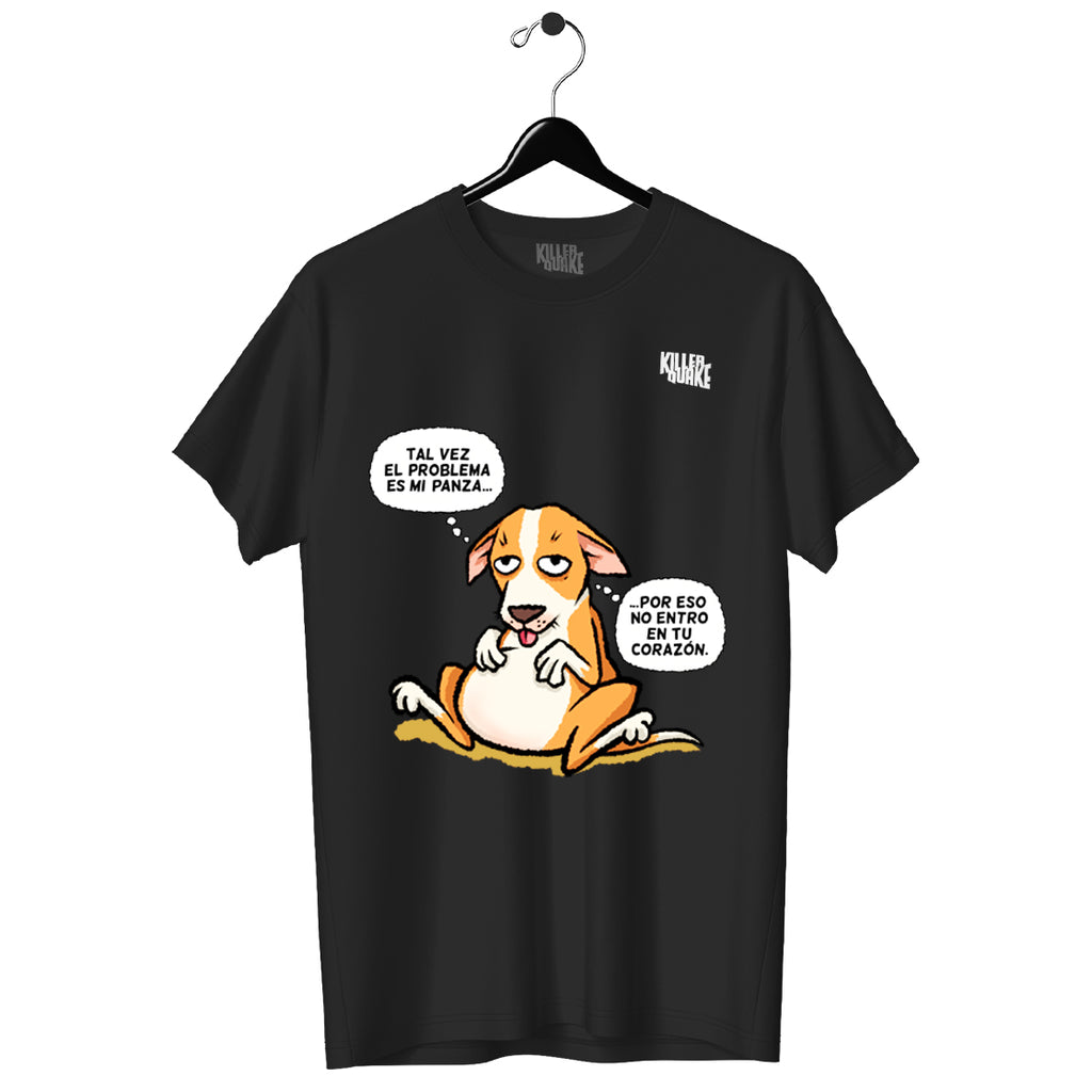 Playera UNISEX Perrito Filosófico Panza