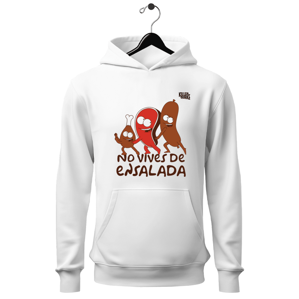 Sudadera UNISEX No vives de ensalada