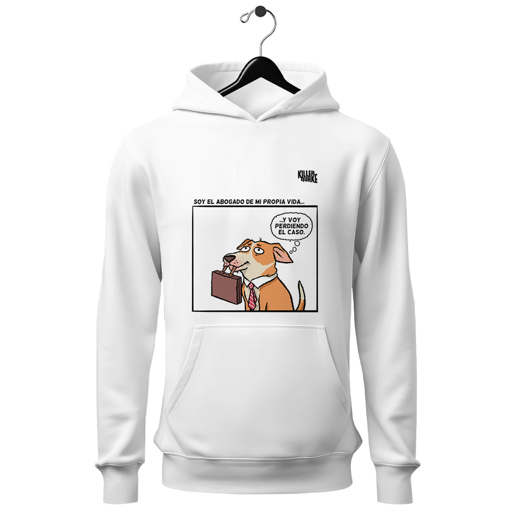 Sudadera UNISEX Perrito Filosófico Abogado